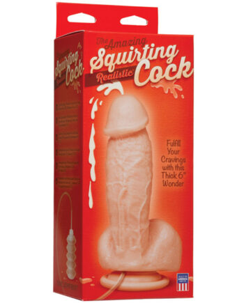 Squirting Realistic Cock w-Splooge Juice - Flesh