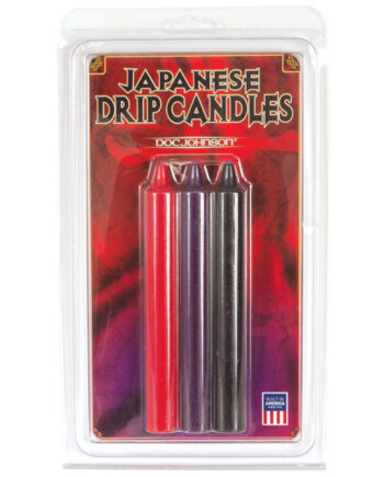 Japanese Drip Candles - Pack of 3