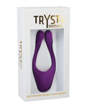 Tryst V2 Bendable Multi Zone Massager w/Remote - Purple