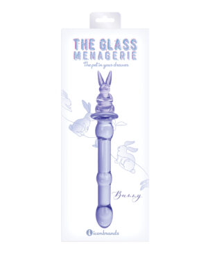 Glass Menagerie Rabbit Glass Dildo - Pink