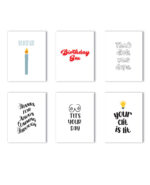 Everyday Pack Naughty Greeting Card - Variety Pack Of 6