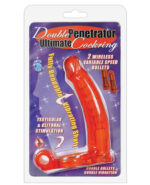 Double Penetrator Ultimate Cockring - Red