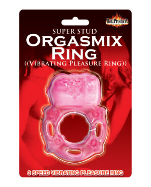 Super Stud Orgasmix Ring Pleasure Ring 3 Speed - Purple