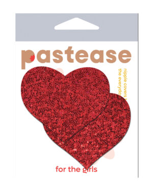 Pastease Premium Glitter Heart - Red O/S