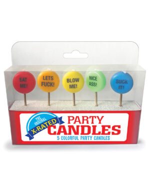 X-Rated Party Candles - Set of 5