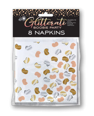 Glitterati Boobie Party Napkins - Pack of 8