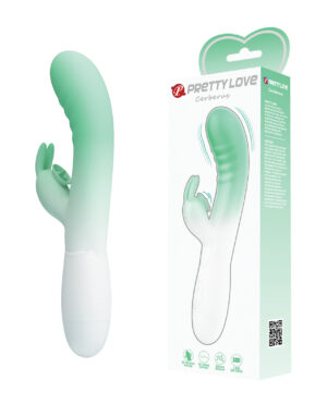 Pretty Love Cerberus Licking Rabbit - Aqua Ombre