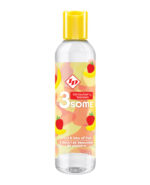 ID 3some 3 in 1 Lubricant - 4 oz Strawberry Banana