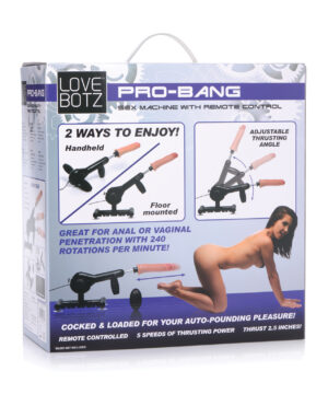 LoveBotz Pro-Bang Sex Machine w/Remote Control