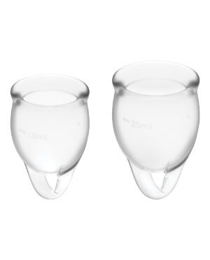 Satisfyer Feel Confident Menstrual Cup - Transparent