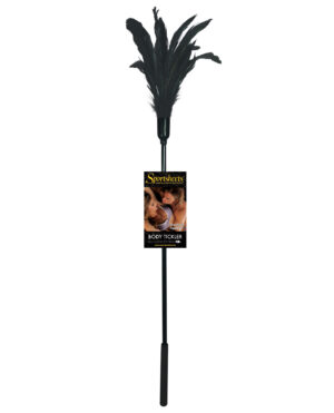 Sportsheets Body Tickler Starburst Feather - Black