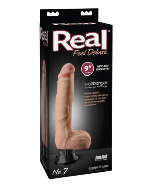 Real Feel Deluxe No. 7  9" Vibe Waterproof - Flesh