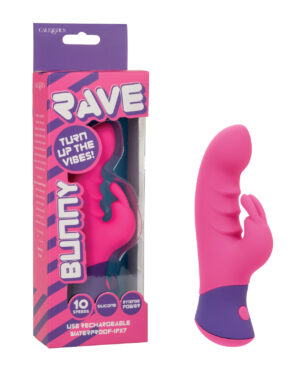 NO ETA $Rave Bunny Dual Massager - Pink/Purple