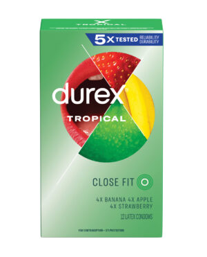 Durex Tropical Color & Scents Condoms  - Box of 12