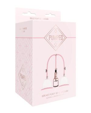 Shots Pumped Breast Pump Set - Medium Rose Gold