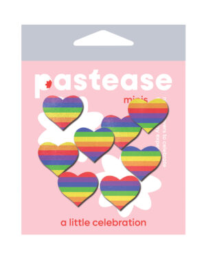Pastease Premium Mini Rainbow Heart - Pack of 8 O/S