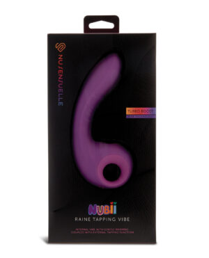 Nu Sensuelle Raine Nubii Tapping Vibe w/Turbo Boost & Warming - Purple