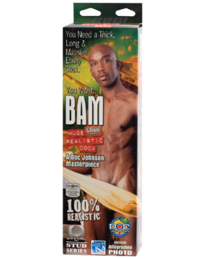 Bam Realistic Cock - Brown