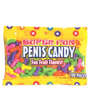 Super Fun Penis Candy - 100 pcs Per 3 oz Bag