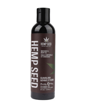 Earthly Body Massage & Body Oil - 8 oz Guavalava