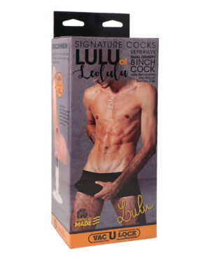 Signature Cocks ULTRASKYN 8" Cock  w/Removable Vac-U-Lock Suction Cup - Lulu of Leolulu