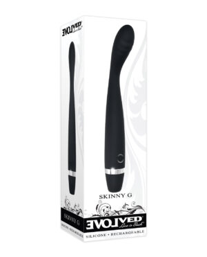 Evolved Skinny G  Silicone G Spot Vibrator - Black