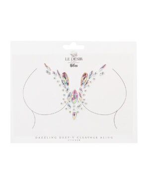 Shots Bliss Dazzling V Cleavage Bling Sticker O/S
