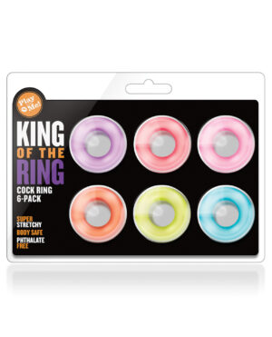 Blush Play With Me King of the Ring - Asst. Colors Set of 6