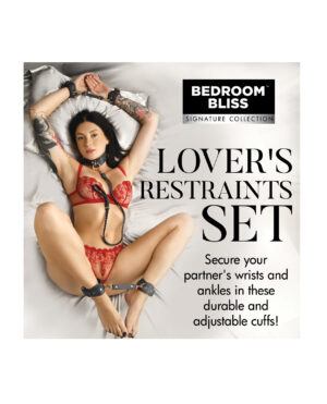 Bedroom Bliss Lover's Restraint Set - Black