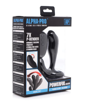 7X Bendable Prostate Stimulator with Stroking Bead