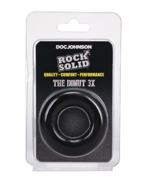 Rock Solid 3" Black Donut Ring