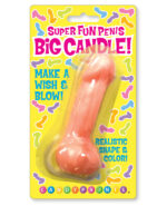 Super Fun Big Penis Candle - Flesh