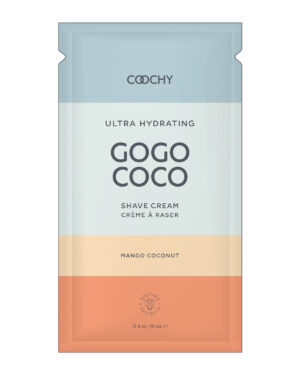 COOCHY Ultra Hydrating Shave Cream Foil - .35 oz Mango Coconut