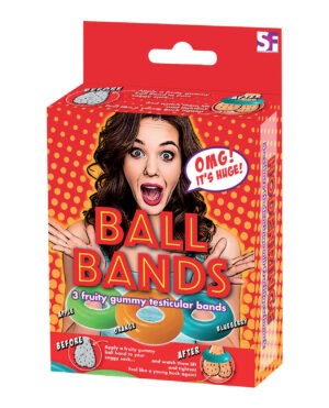 Gummy Ball Bands - 3 Pack Asst. Colors/Flavors