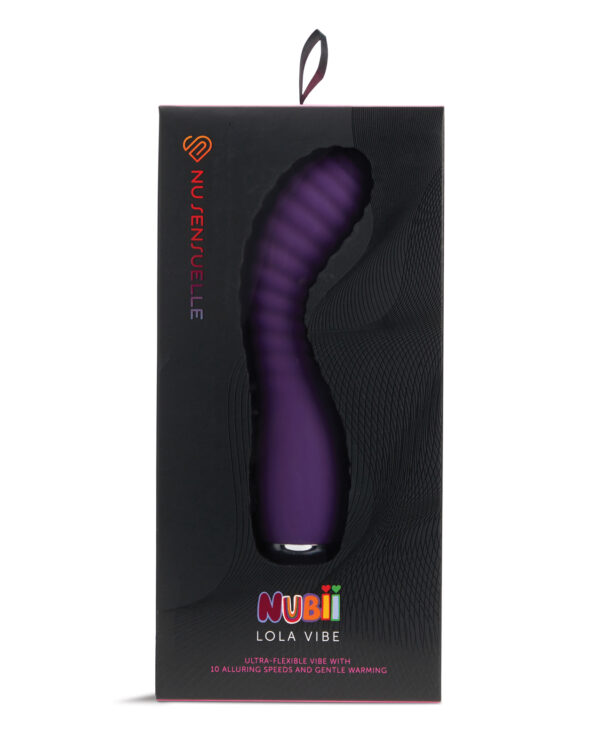 Nu Sensuelle Lola Nubii Flexible Warming Vibe - Purple