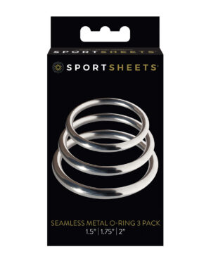 Sportsheets Metal O-Ring - Pack of 3